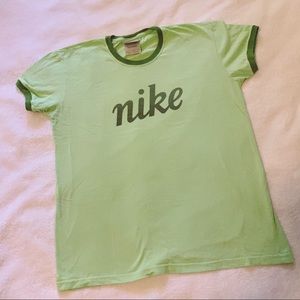 Vintage lime green Nike shirt